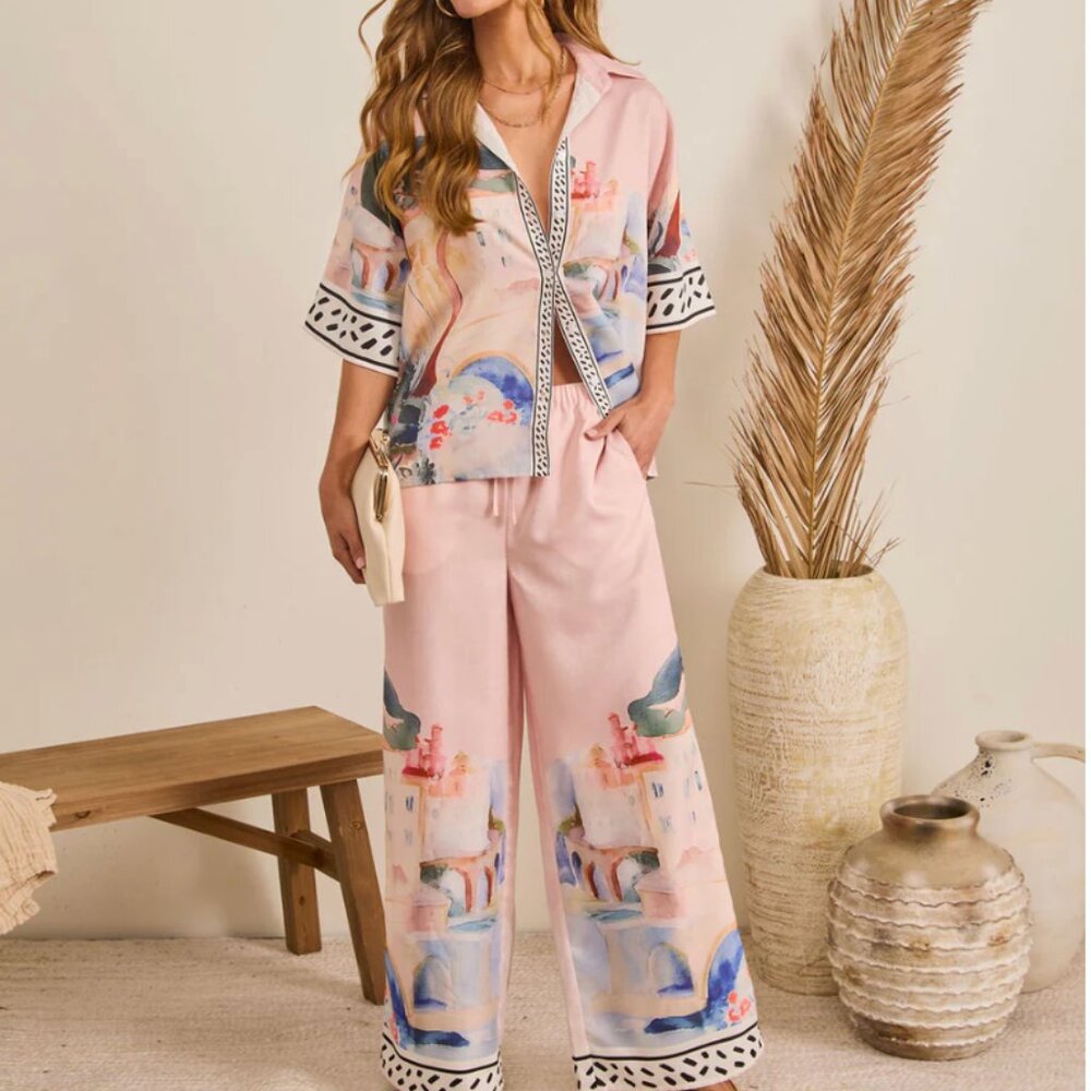 Vici Pink Artistic Swim Coverup Set